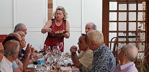 HOMMAGE A N.D. DE SANTA CRUZ A DALIAS DU 7 AU 10 JUIN 2019 (727) REPAS CHEZ ANGE AVANT LE DEPART 